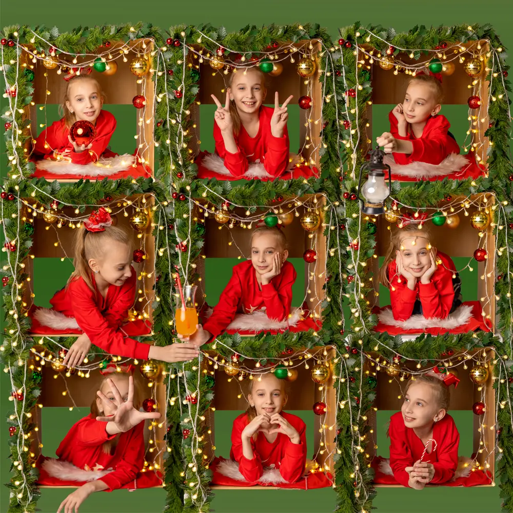 Новогодний фотоколлаж