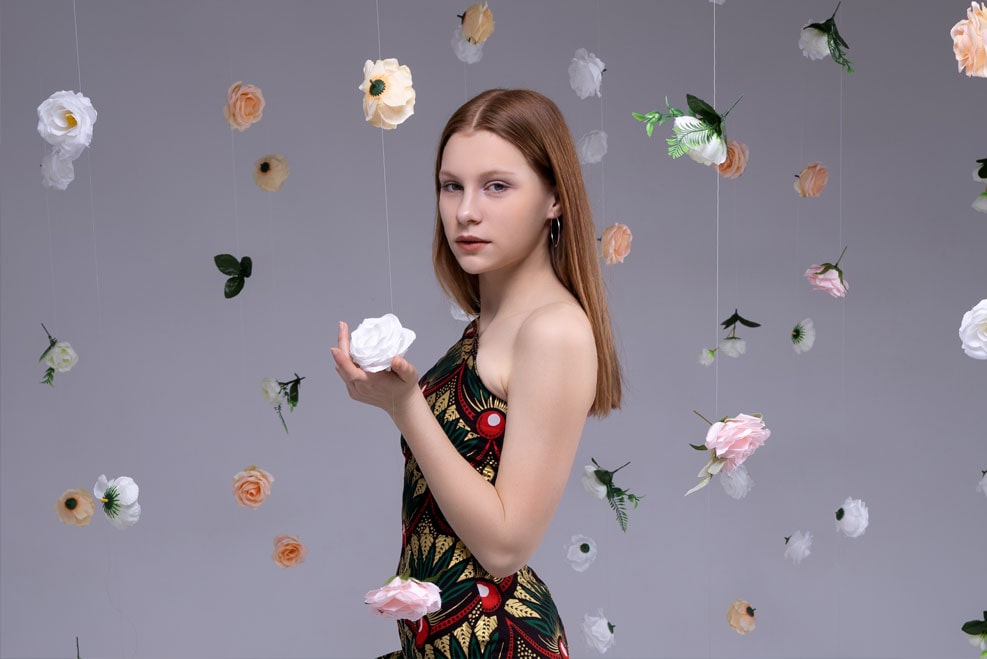 Цветочная фотозона
