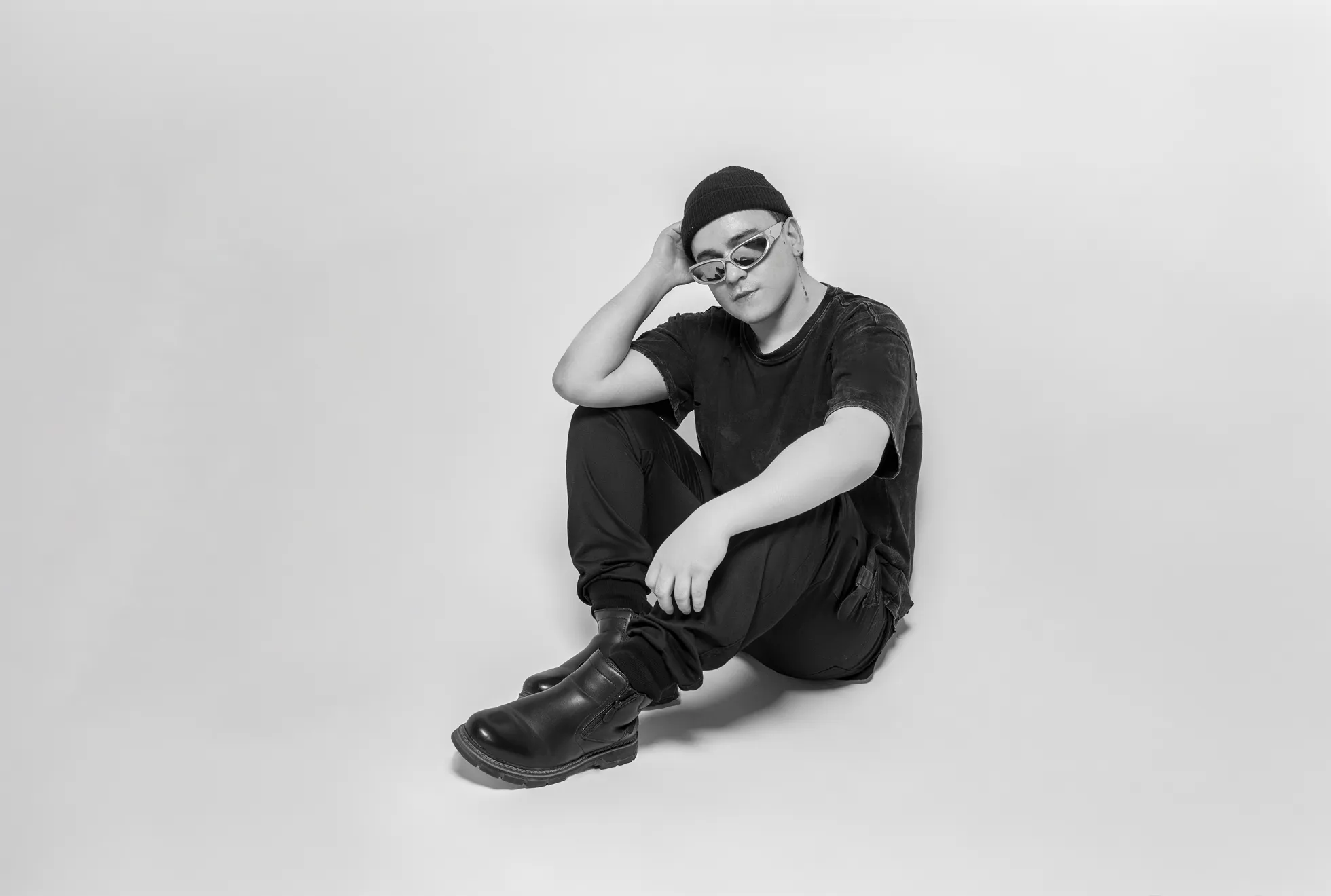 Черно-белая фотосессия